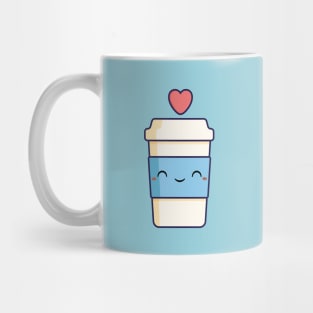 Hearty Cute Kawaii Coffee Mug